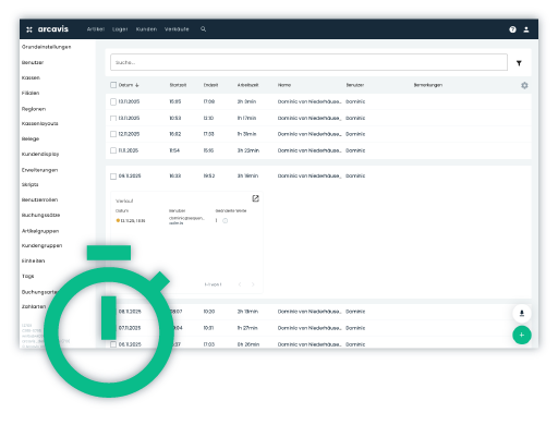 Arbeitszeiterfassung