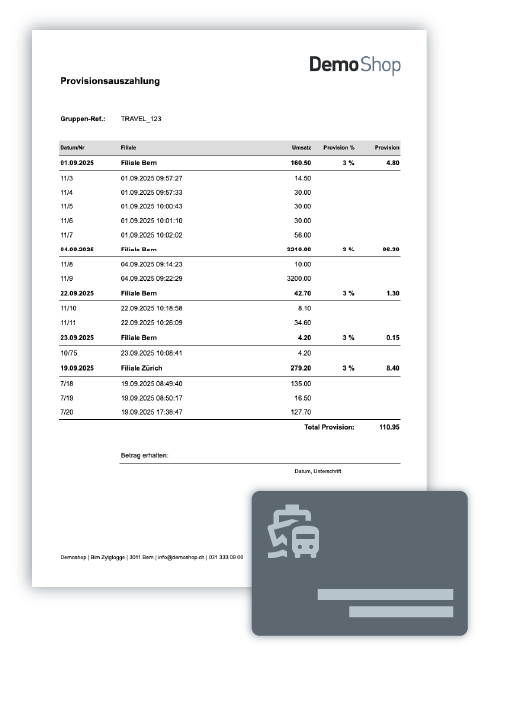 Reiseleiterprovisionen